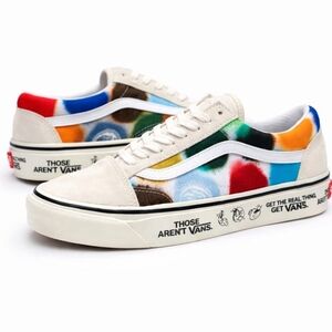 Vans Old Skool Graffiti Rainbow Sneakers NWT Mens 5 Womens 6.5